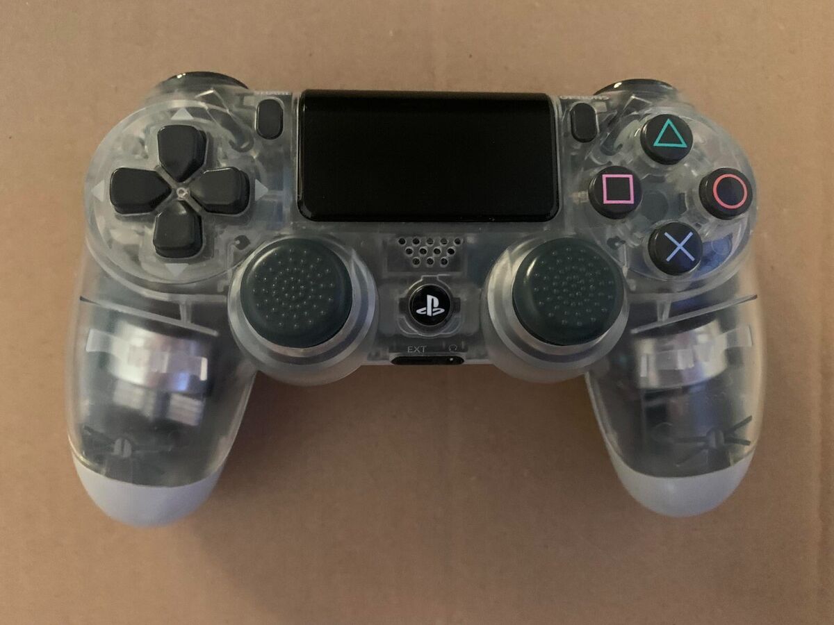 Sony Dualshock 4 V2 Wireless Controller Transparent White PS4 (Pre-owned)